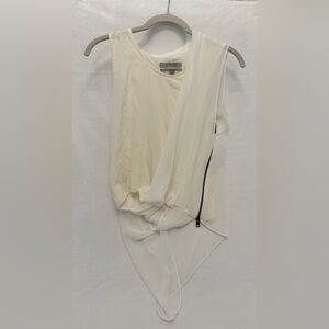AllSaints Ivory 100% Silk Blouse